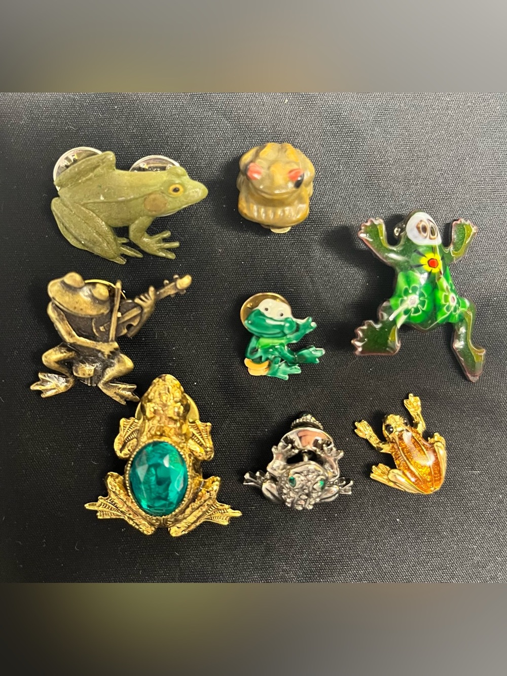 Vintage 🐸 Frog Amphibian Enamel Pins Collection wearable art for Outdoor folk